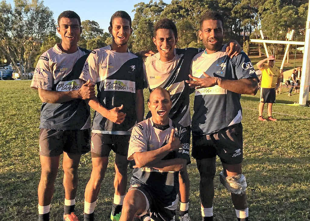 TEAMWORK: The Marlins’ Fijian connection helped write a new page in local rugby history last weekend. TEAMWORK: The Marlins’ Fijian connection helped write a new page in local rugby history last weekend.